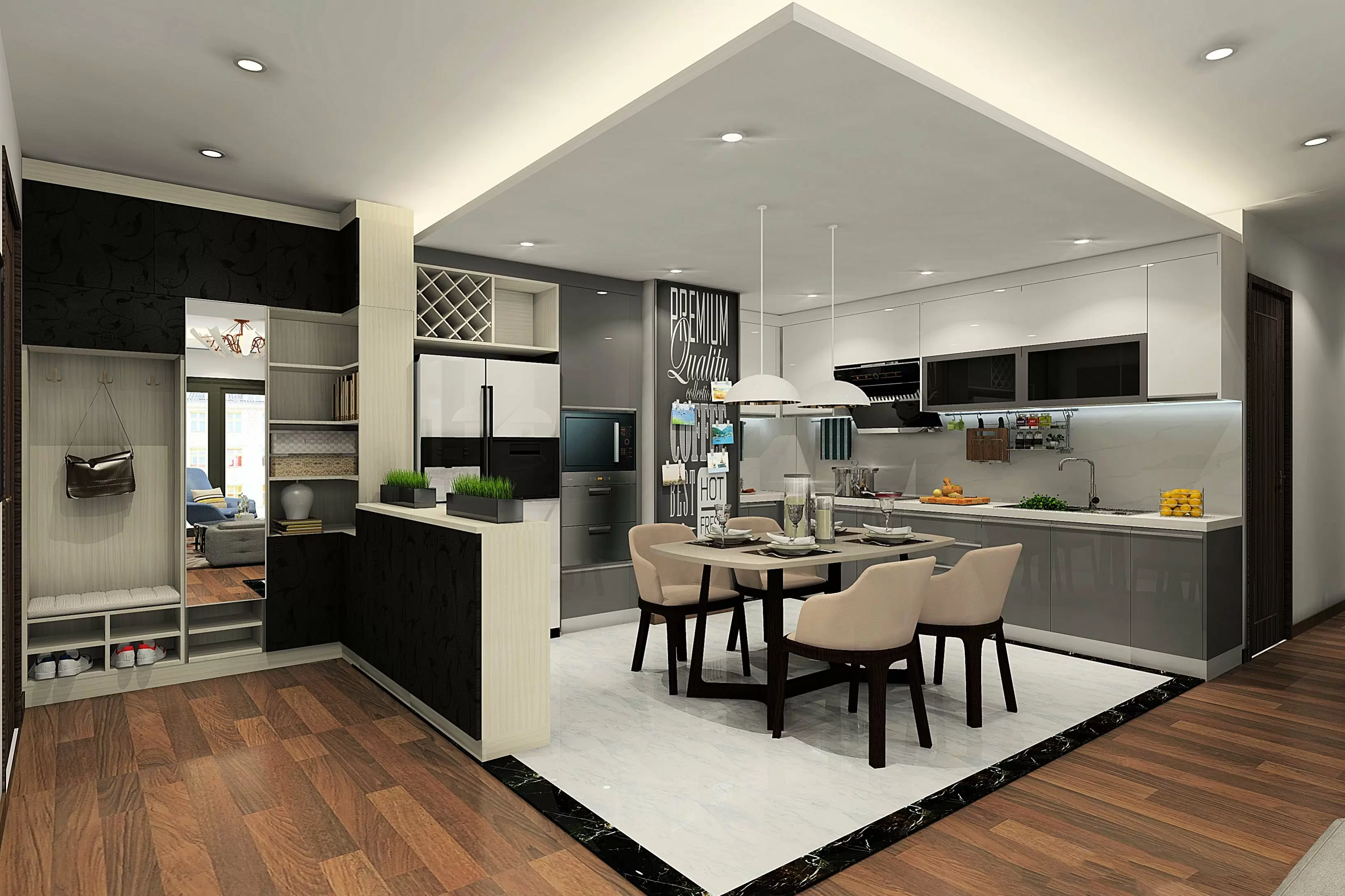 Đi nước nhà bếp căn hộ