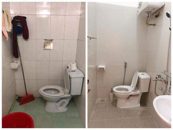 Làm mới nhà tắm cũ