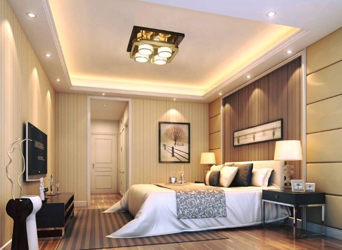 Lắp đèn phòng ngủ căn hộ