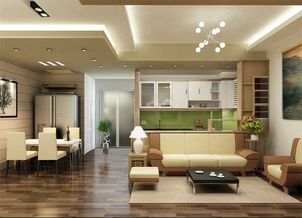 Lắp đèn trang trí căn hộ