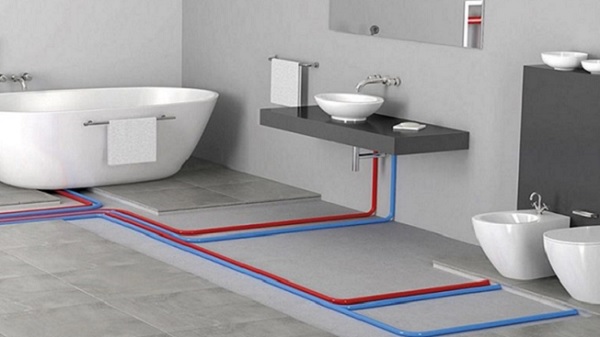 Lắp đường nước WC