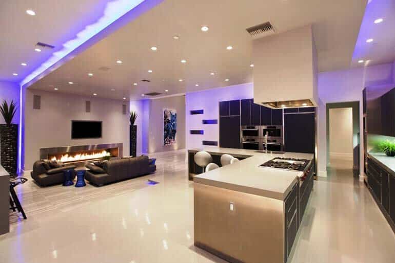 Lắp hệ thống chiếu sáng căn hộ