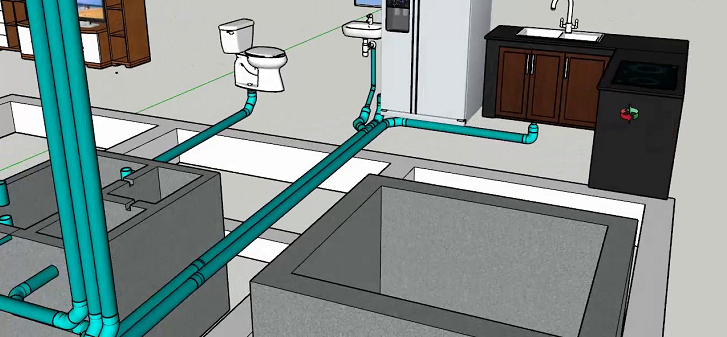 Lắp ống nước nhà bếp căn hộ