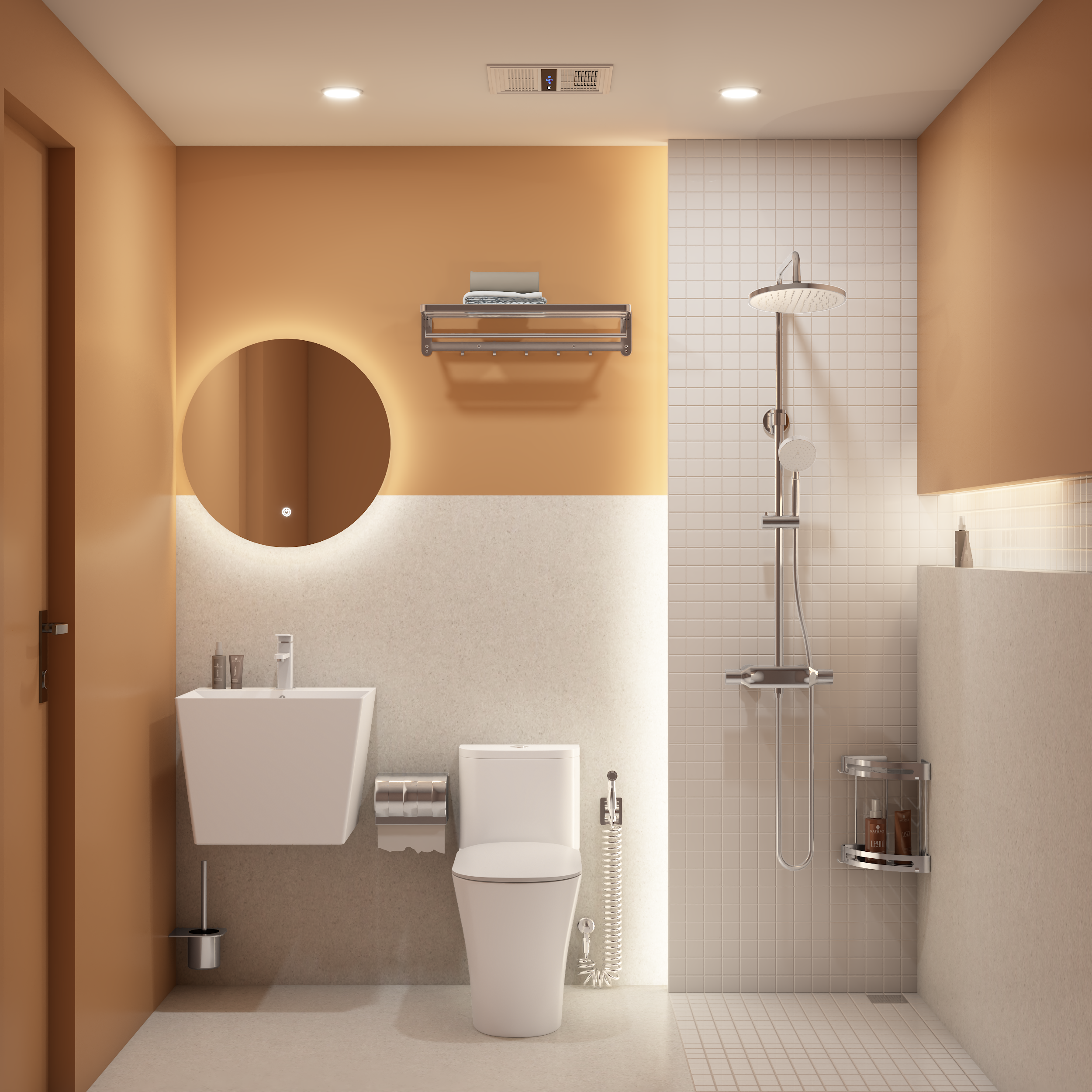 Lắp quạt hút mùi WC