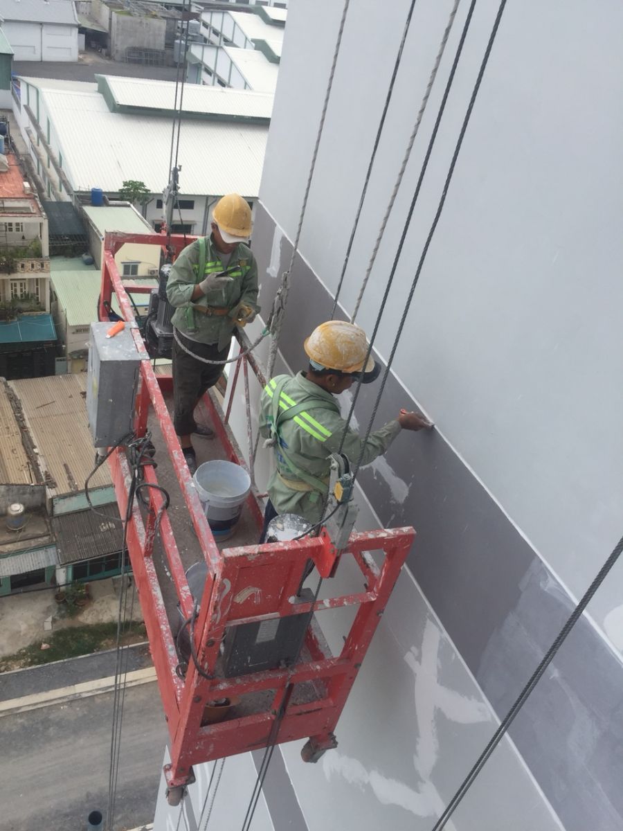 Sơn lót tường căn hộ