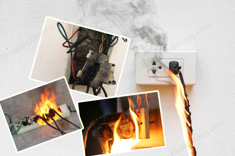 Sửa điện chập cháy căn hộ