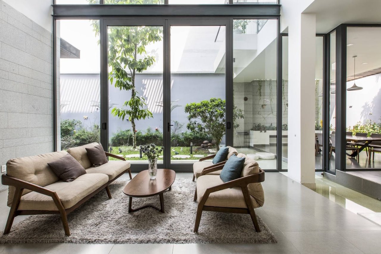 Sửa phòng khách nhà vườn