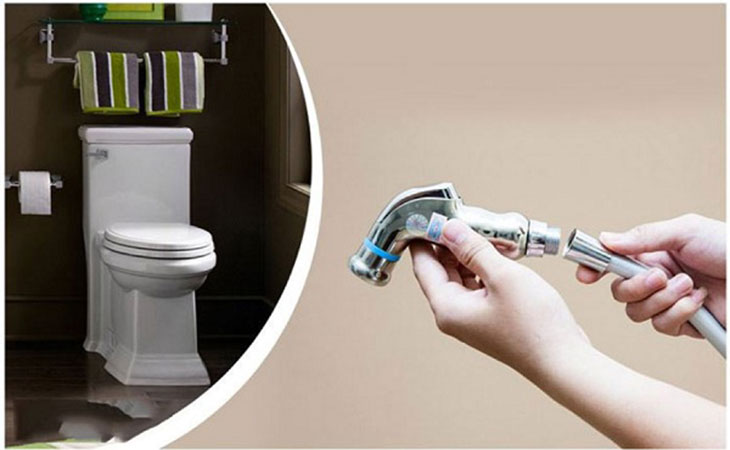 Sửa vòi xịt nhà vệ sinh