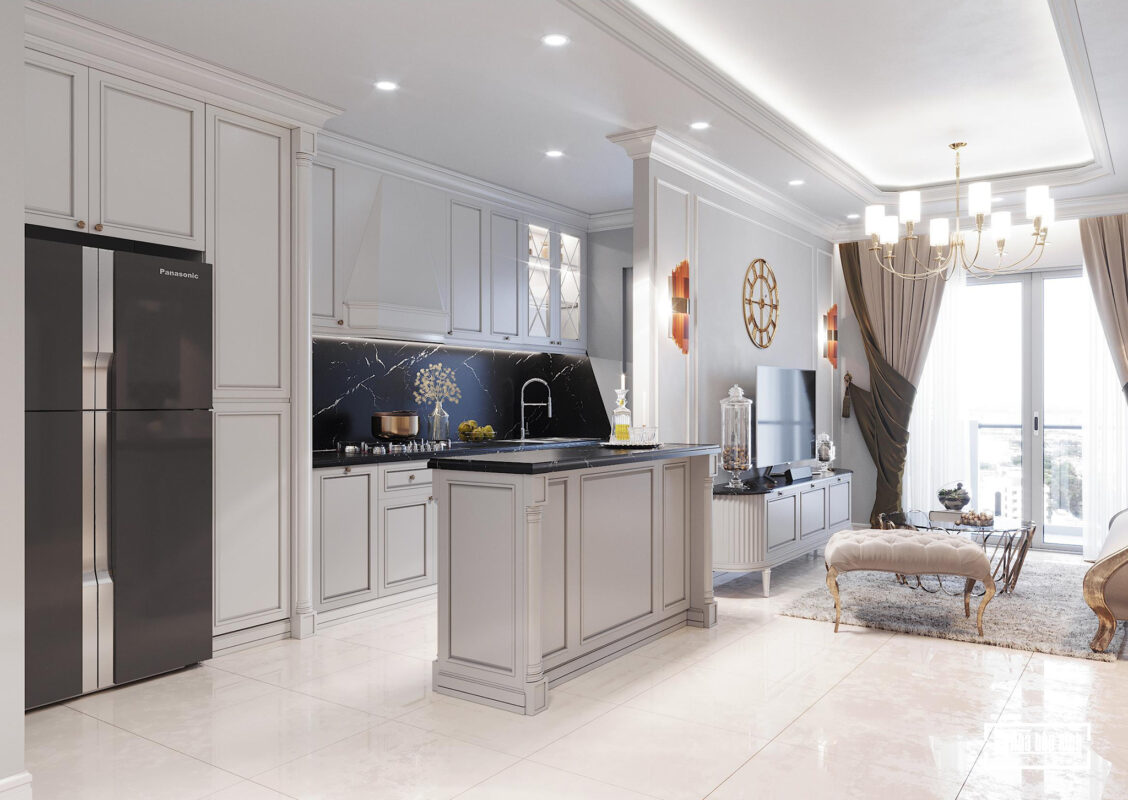 Thay tủ bếp căn hộ