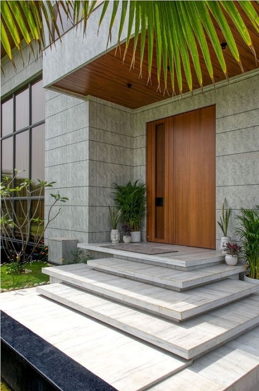 Thi công bậc thềm hiên nhà