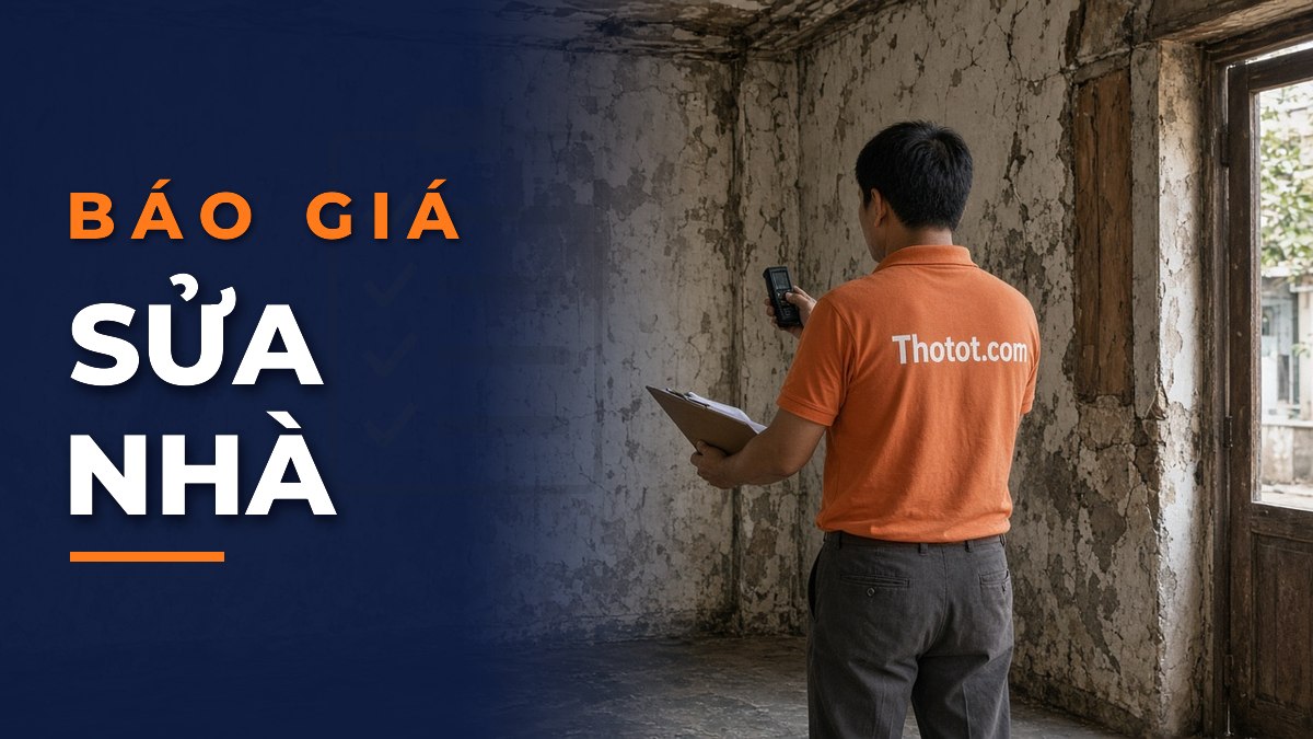 Báo giá sửa nhà theo hạng mục: Cách dự toán chi phí