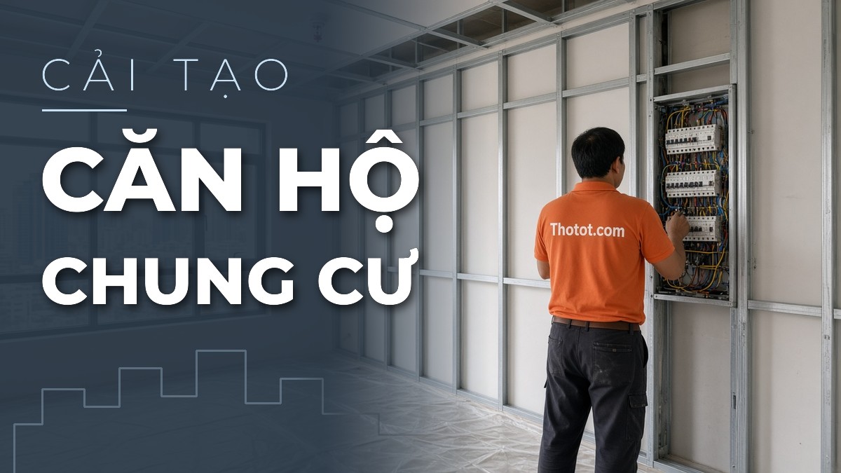 Cải tạo căn hộ chung cư: Những điều cần kiểm tra trước khi thi công