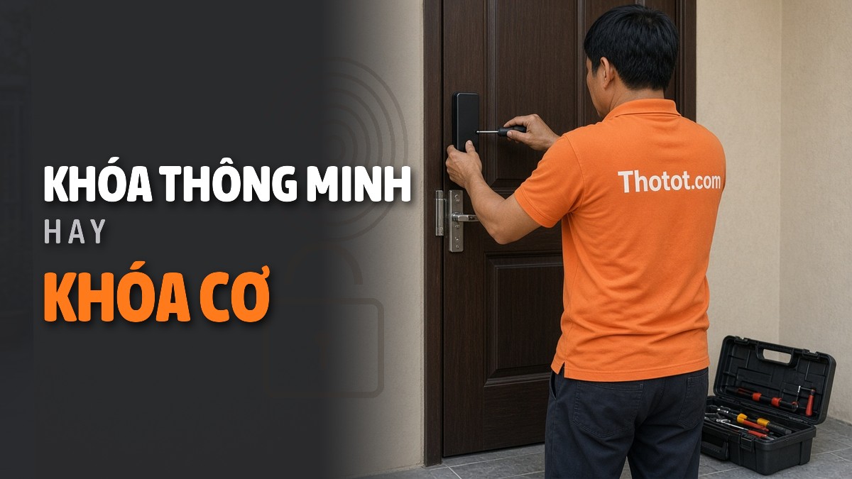 Nên chọn khóa cửa thông minh hay khóa cơ truyền thống?