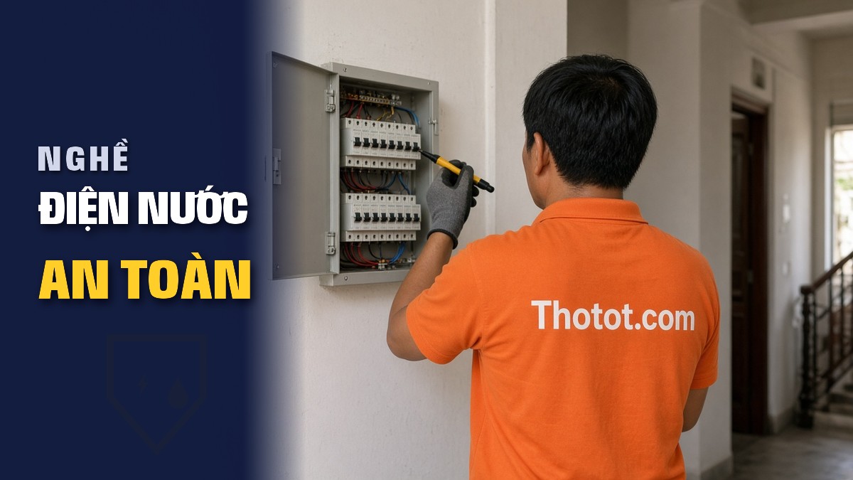 Theo nghề điện nước: Những kỹ năng cần có để làm việc an toàn