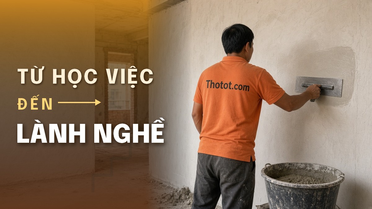Từ thợ học việc đến thợ lành nghề: Hành trình phát triển tay nghề
