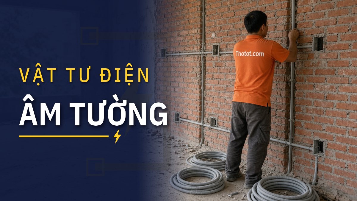 Vật tư điện âm tường cần chuẩn bị những gì khi xây nhà?