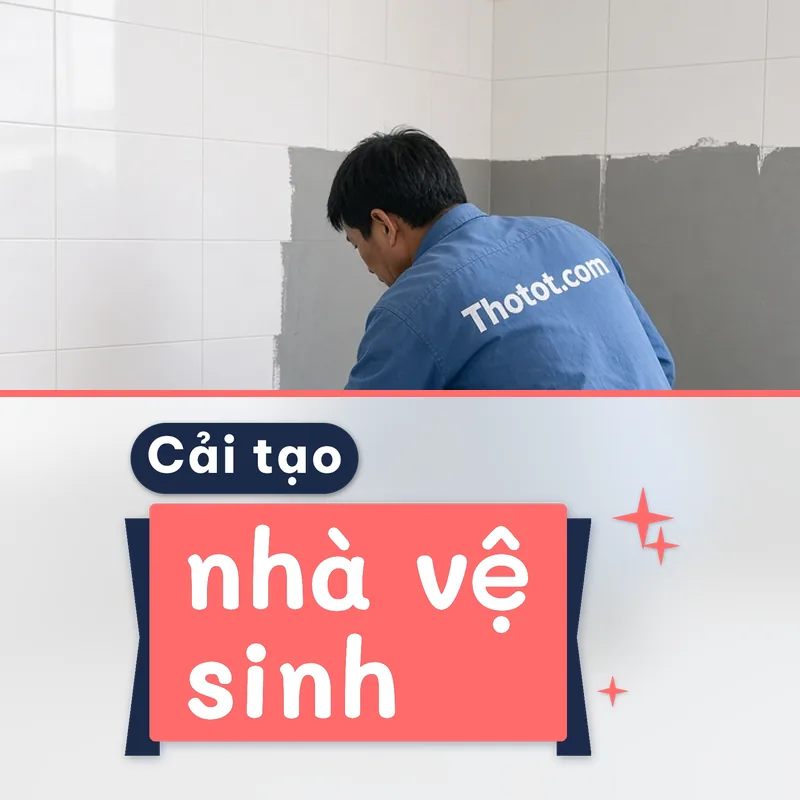 Cải tạo nhà vệ sinh cửa hàng