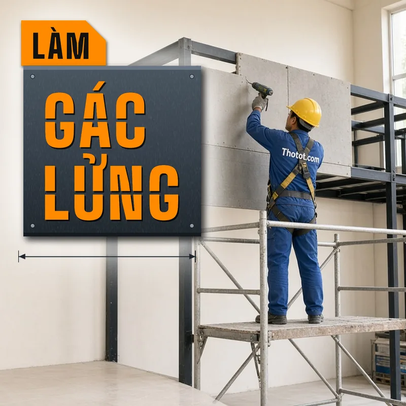 Làm gác lửng cửa hàng