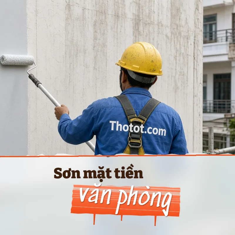 Sơn mặt tiền văn phòng