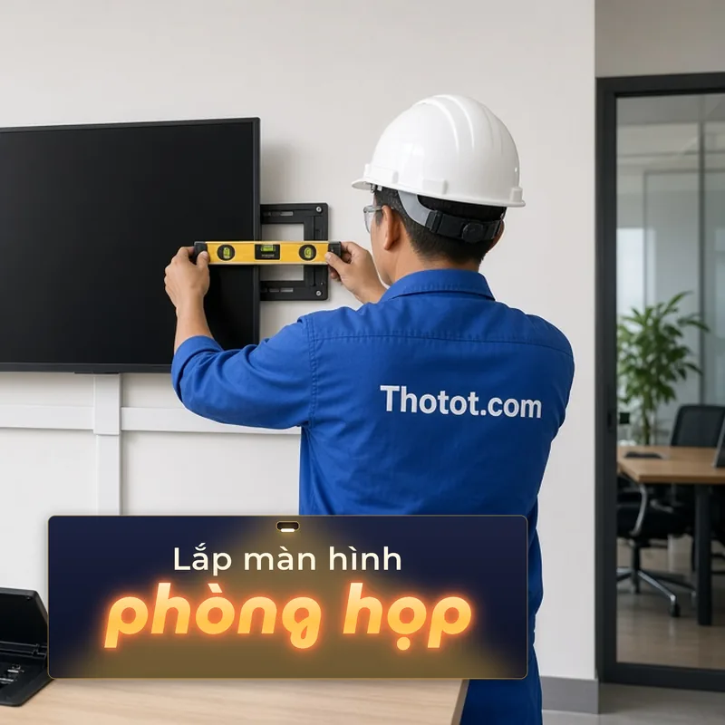 Lắp màn hình, máy chiếu phòng họp văn phòng