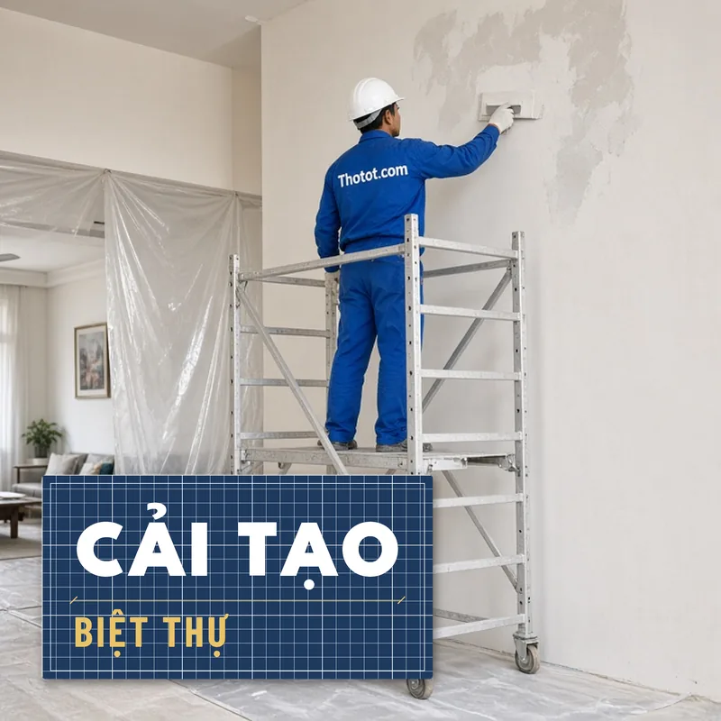 Cải tạo tổng thể biệt thự