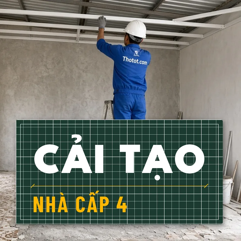Cải tạo tổng thể nhà cấp 4