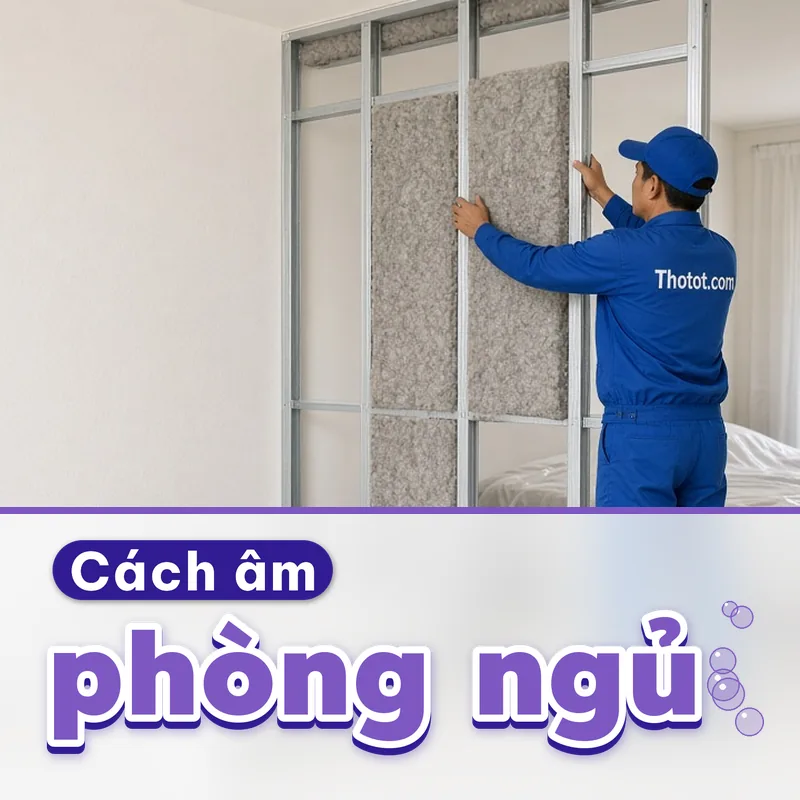Cách âm phòng ngủ biệt thự
