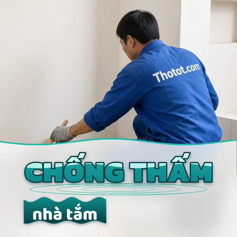 Chống thấm nhà tắm biệt thự