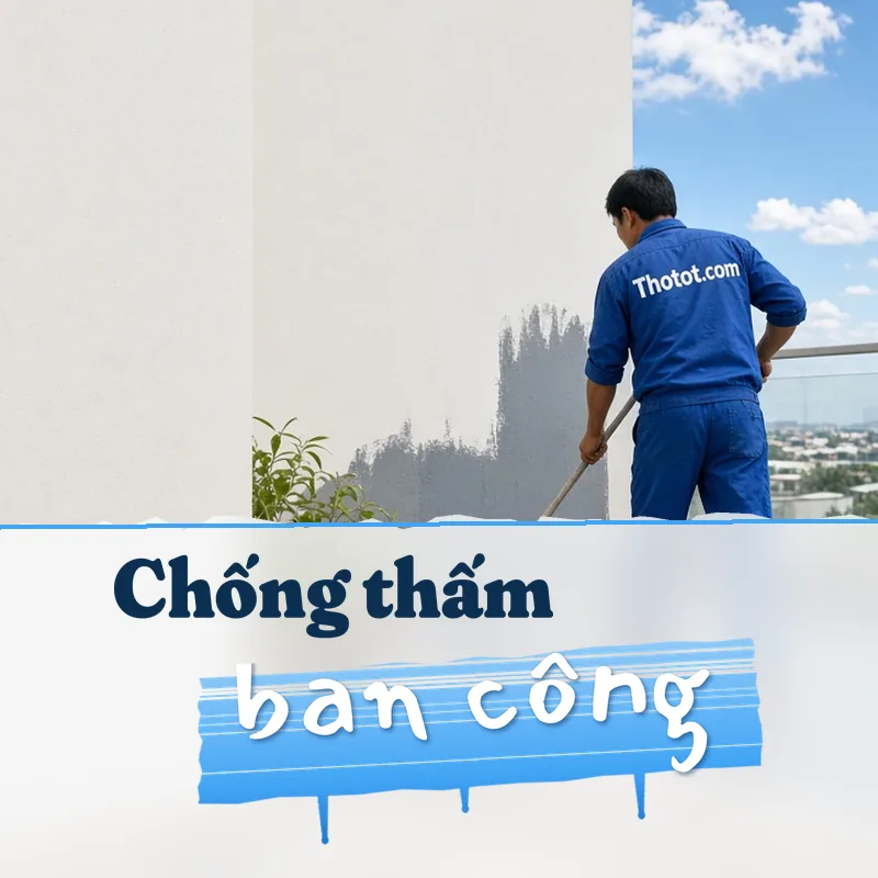 Chống thấm ban công biệt thự