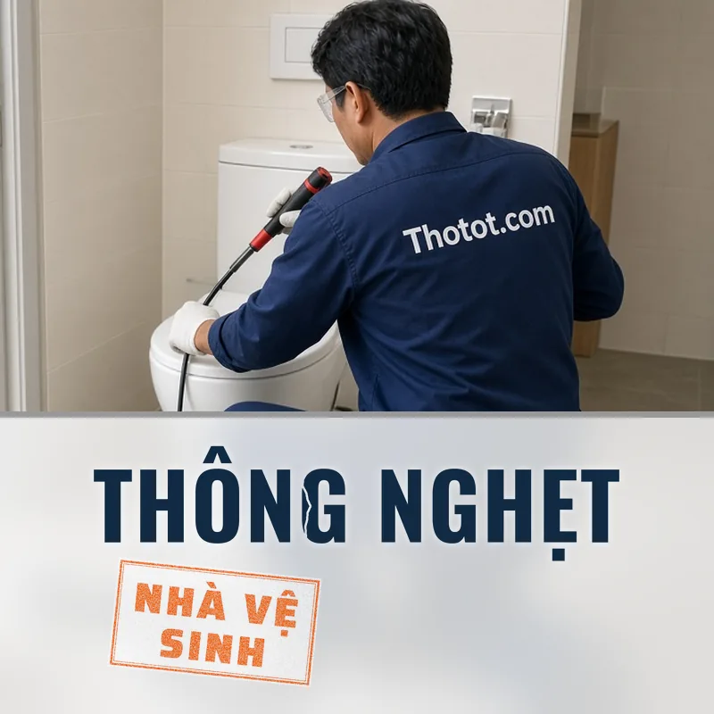 Xử lý nghẹt cống nhà vệ sinh căn hộ chung cư