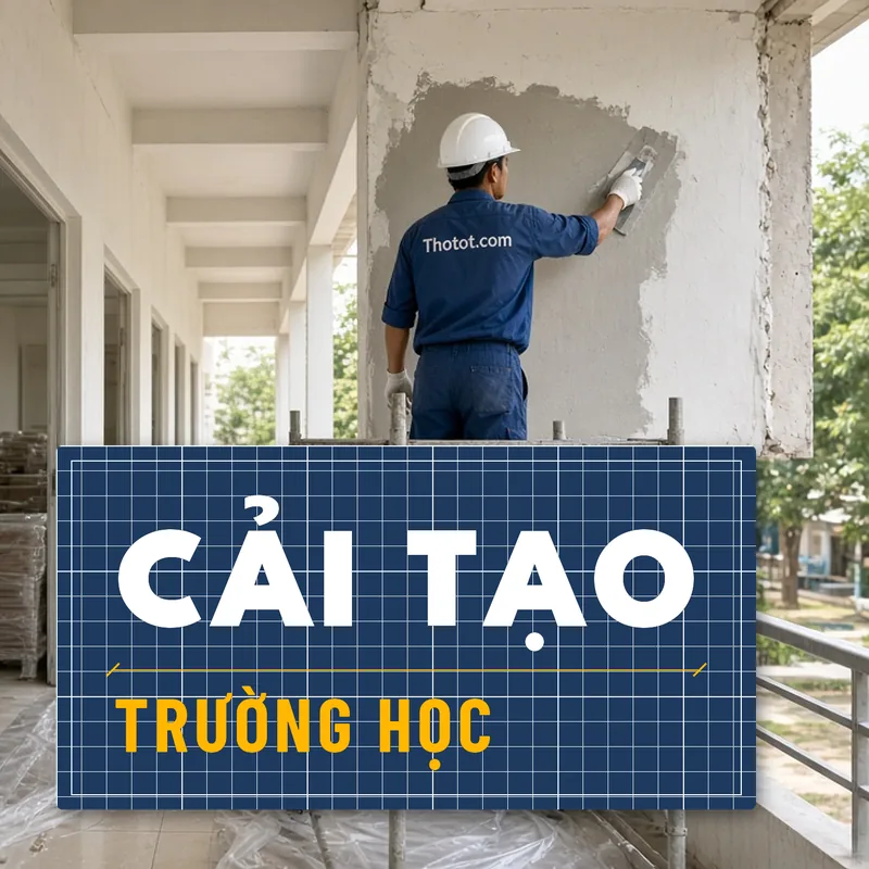 Cải tạo tổng thể trường học