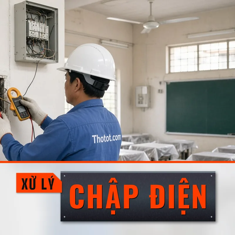 Xử lý chập điện, nhảy CB trường học