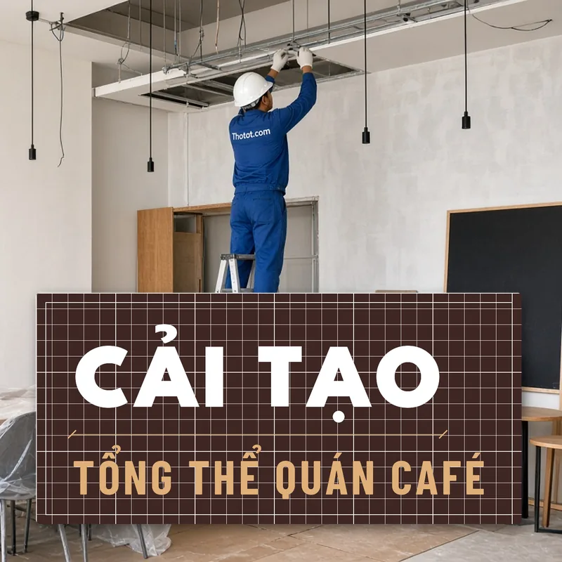 Cải tạo tổng thể quán café