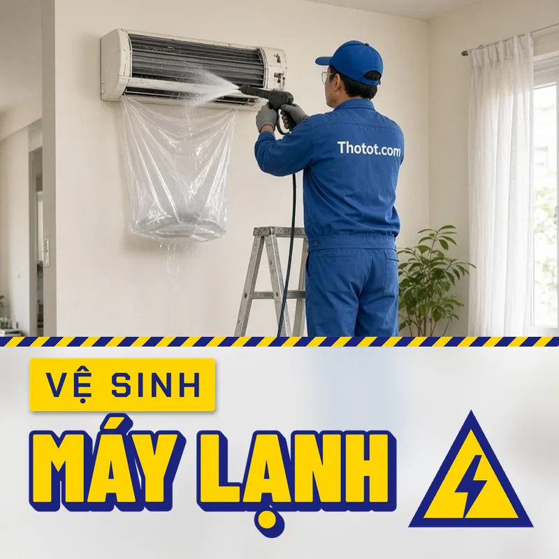 Vệ sinh máy lạnh treo tường