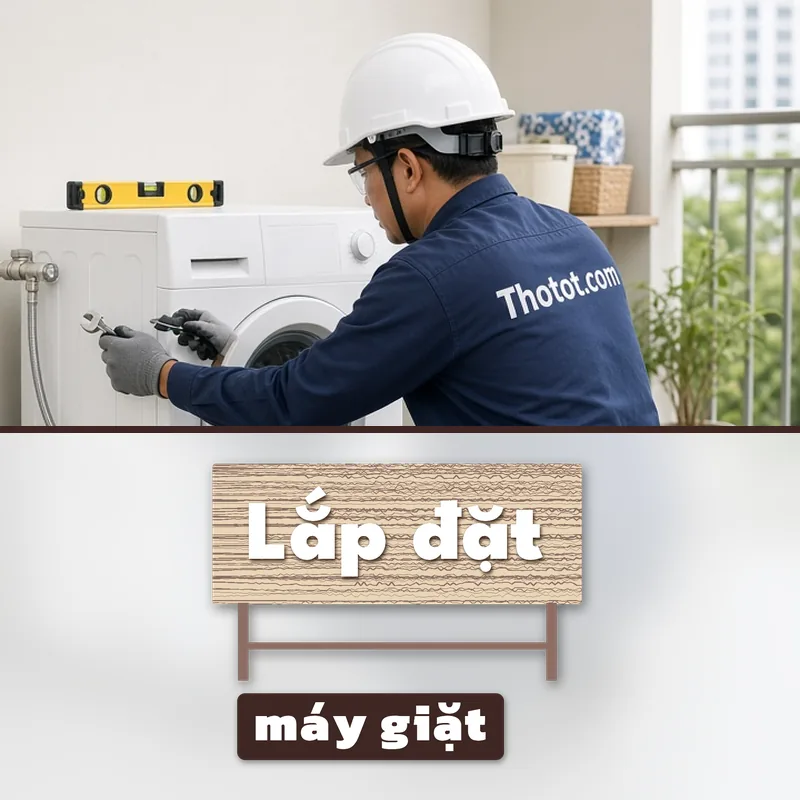 Lắp đặt máy giặt