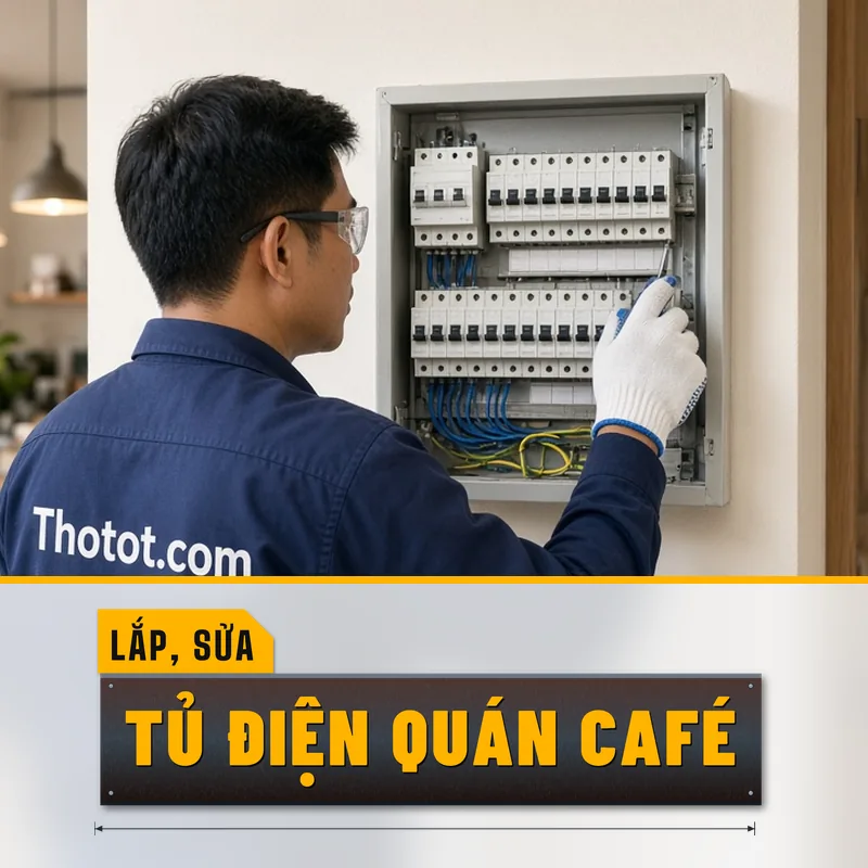 Lắp, sửa tủ điện quán café