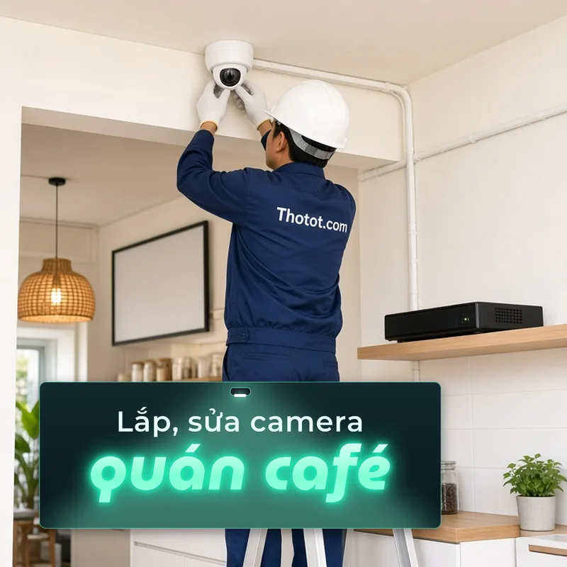 Lắp, sửa camera quán café