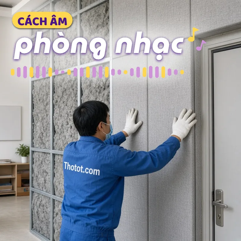 Cách âm phòng học âm nhạc