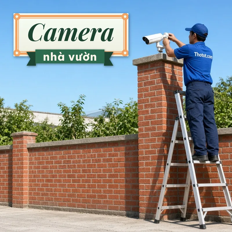 Lắp, sửa camera an ninh nhà vườn