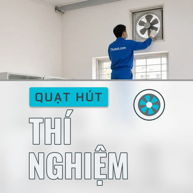 Lắp, sửa quạt hút phòng thí nghiệm trường học