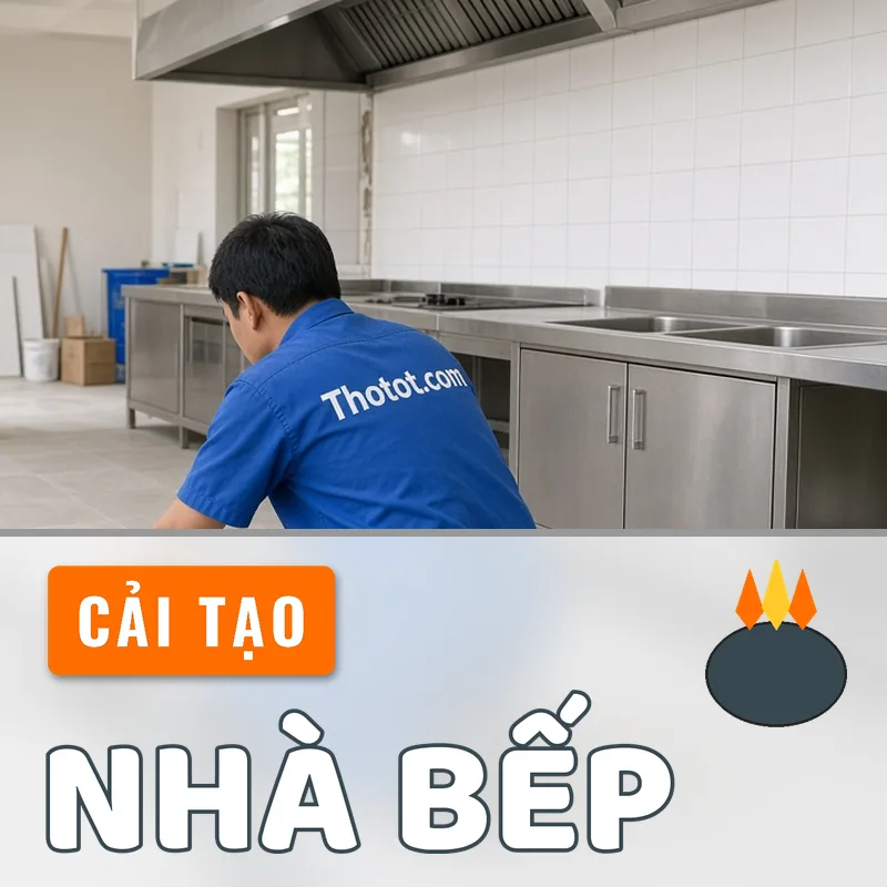 Cải tạo nhà bếp trường học