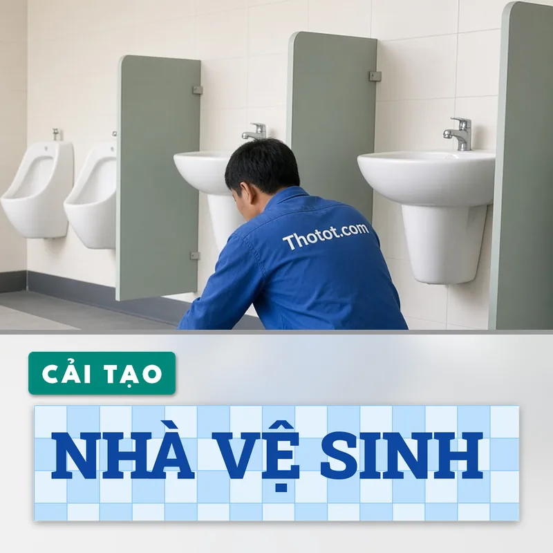 Cải tạo nhà vệ sinh trường học