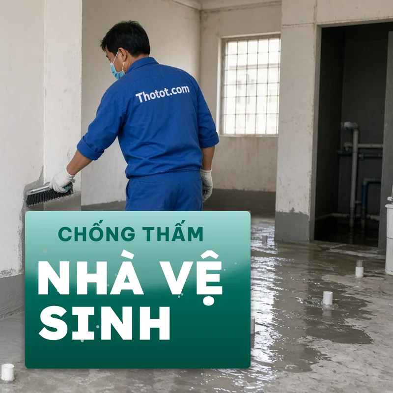 Chống thấm nhà vệ sinh trường học