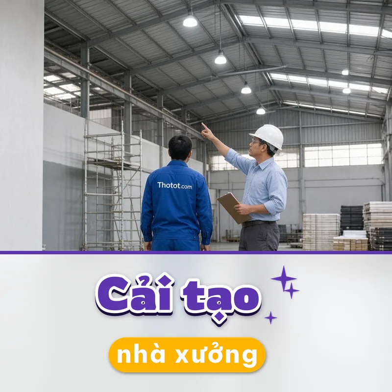 Cải tạo tổng thể nhà xưởng