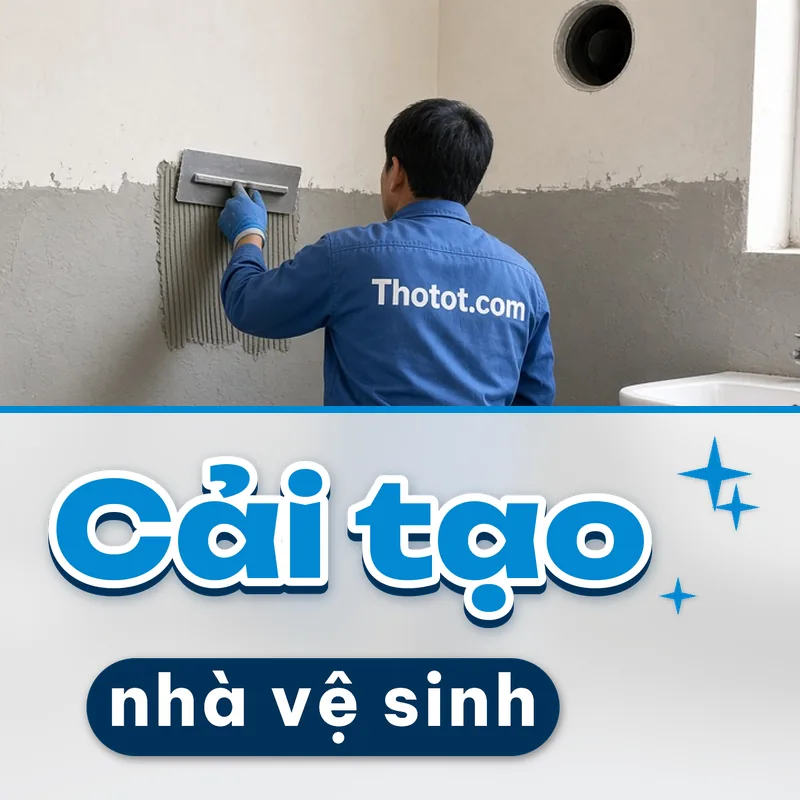 Cải tạo nhà vệ sinh quán café