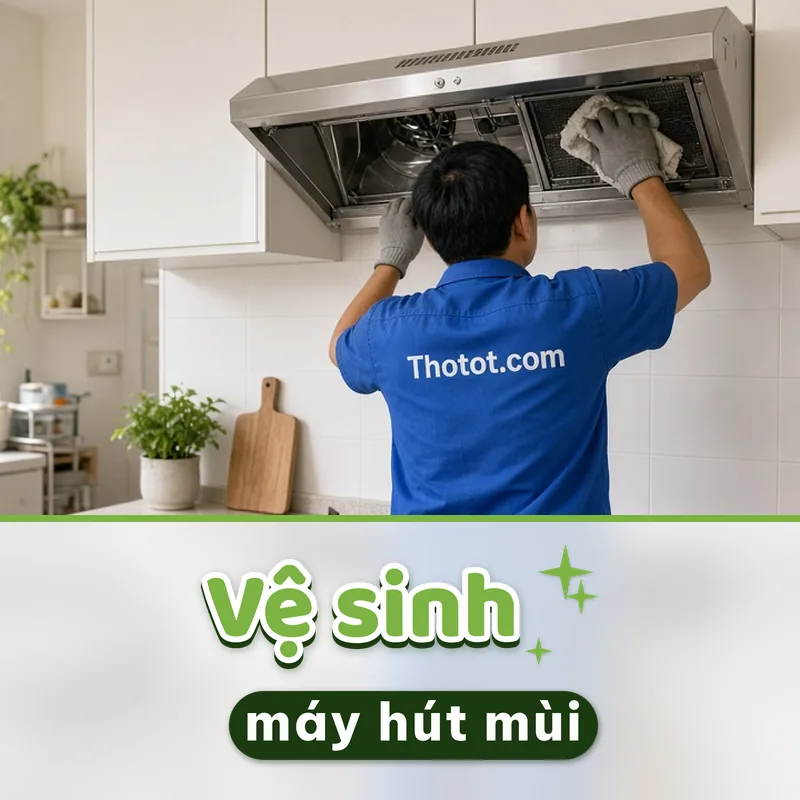 Vệ sinh, sửa máy hút mùi