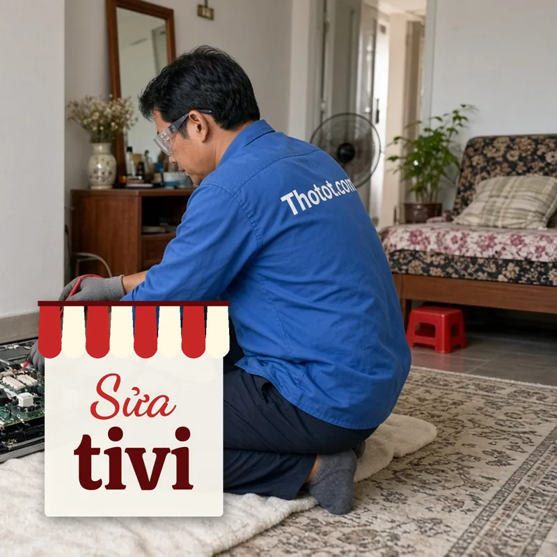 Sửa tivi mất hình, mất tiếng