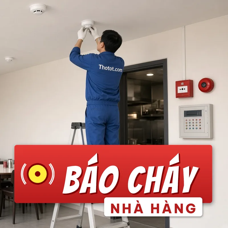 Lắp, sửa hệ thống báo cháy nhà hàng