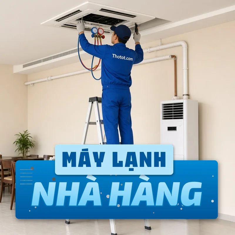 Lắp, sửa máy lạnh nhà hàng