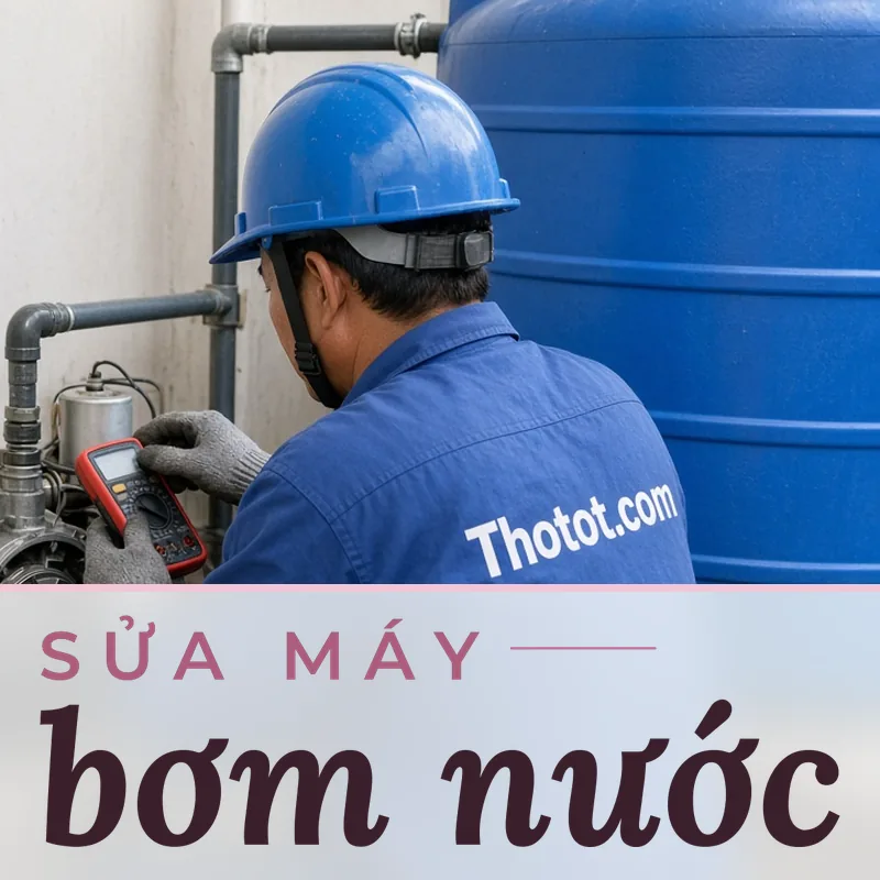 Sửa máy bơm nước không lên nước